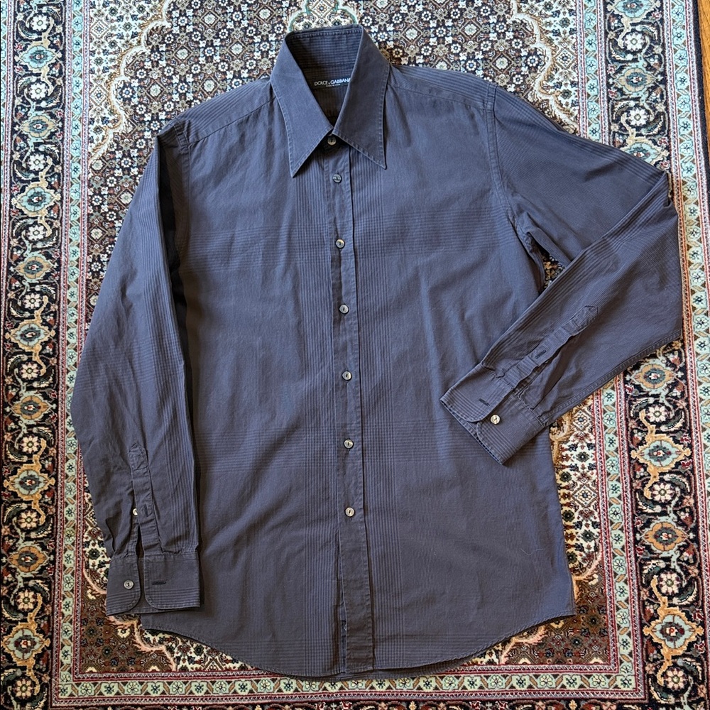 Dolce & Gabbana men’s dress shirt. Made in Italy Size 17/43